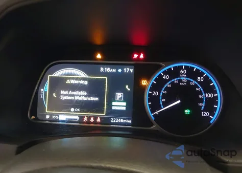 2023 Nissan Leaf S 40 Kwh z USA, uszkodzony, nr VIN 1N4AZ1BV7PC551534